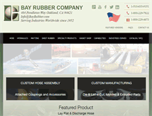 Tablet Screenshot of bayrubber.com